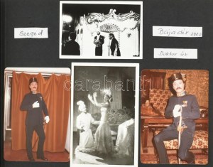 ok. 1970-1990 Jankovits József (1951-2023) Liszt Ferenc-díjas operetténekes, színész fotóalbuma...