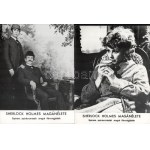 cca 1970 ,, Sherlock Holmes magánélete című angol filmvígjáték jelenetei és szereplői...