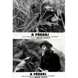 cca 1989 előtt készült ,,A párbaj című szovjet film jelenetei és szereplői, 17 db vintage produkciós filmfotó ...