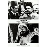 cca 1989 előtt készült ,,Ostrom című szovjet film jelenetei és szereplői, 7 db vintage produkós filmfotó (vitrinfotó...