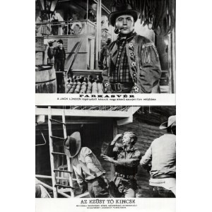 cca 1989 előlt western filmek egy-egy jelenete, 13 db vintage produkciós filmfotó (vitrinfotó, lobbyfotó...