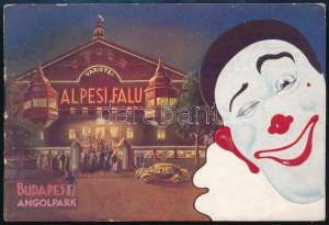 1937 Alpesi Falu Varieté - májusi műsorfüzet, sok reklámmal