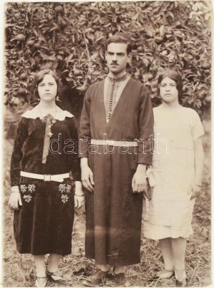Marrákeš zsidók fotója, 14x10 cm