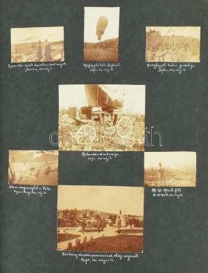 1915-1916 I. világháborús fotóalbum, olasz front (Görz/Gorizia, Doberdó, Rubia, Biglia, stb.), érdekes képekkel...