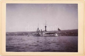 1899 Különleges fotó! Az Osztrák-magyar haditengerészet S.M.S....