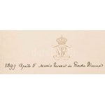 1899 Különleges fotó! Az Osztrák-magyar haditengerészet S.M.S....