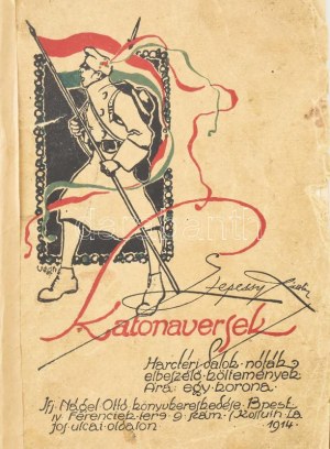 ok. 1910-1924 Szepessy László (1880-1915) tanár, költő, újságíró gyűjtemény, 3 db: ok. 1910 Kalocsai kápolna kincse...