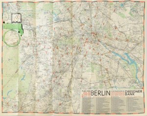 1936 A Belrini olimpia térképe többnyelvű kiadás. / Map of the Berlin Olympic games.