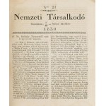 1830 Nemzeti Társalkodó. Írták az olvasók, a lehetőségig rendbe-szedte és hetenként kiadta kisszántói Pethe Ferencz...