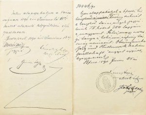 cca 1890 A Felsőmagarországi Bánya- és Kohómű-Részvénytársaság alapszabályai magyar és német nyelven, kiadja...