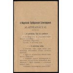 1907 A Nagyváradi Építőiparosok Szövetsége alapszabályai és ügyrendje. Nagyvárad, 1907., Helyfi László, 35 s..