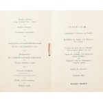 1938 Hotel Ritz Dunapalota Budapest szilveszteri menükártya...