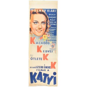 Katyi. La musique, le cinéma, les arts et la culture, 1942. Tolnay Klári, Bilicsi Tivadar, Kiss Manyi, és mások szereplésével...