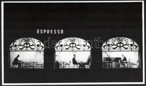 cca 1965 Budapest, zenés ,,espresso