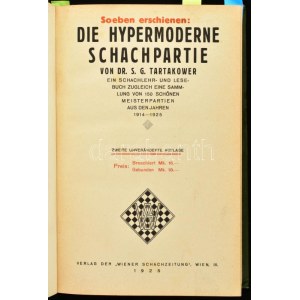 Savielly G. Tartakower: La tavola ipermoderna. Ein Schachlehr- und Lesebuch...