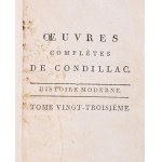 Condillac, Etienne Bonnot de: Oeuvres Completes de Condillac 1-31 kötet Teljes sorozat! Paris, 1803. Chez Dufart...