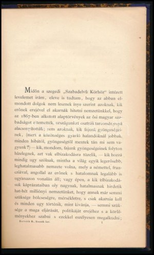 Horváth Mihály: Kossuth Lajos újabb leveleire. Pest, 1868, Ráth Mór (Bécs, Holzhausen Adolf-ny.), 131 S. Második kiadás...