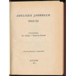 Adeliges Jahrbuch 1944/52. / Nemesi évkönyv Szerk. : Dr. Barcsay-Amant Zoltán. Luzern, 1965, magánkiadás. CCX. p...