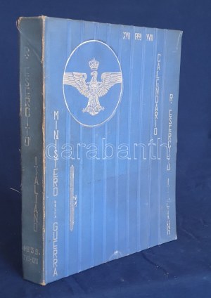 Calendario r. esercito 1939 (XVII-XVIII). (Milano, 1938. Ministerio della Guerra - Edizioni Luigi Alfieri - Rizzoli & C..