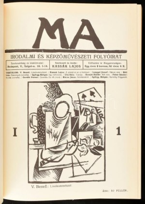 MA. Aktivista művészeti és társadalmi folyóirat. 1-4. köt. Szerk.: Kassák Lajos, Uitz Béla.... Teljes, reprint kiadás: Bp...