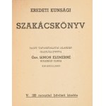 Simon Elemérné Bolemán Ilona: Eredeti kunsági szakácskönyv. Összeállította: - - - -. Kisujszálás,[1950.]...