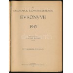 1943 Az Urlovasok Szövetkezetének évkönyve. Összeáll.: Magyar Balázs. Ötvenegyedik évfolyam. Bp., 1944...