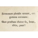 Klein Efraim: Frasi ex Langianis Colloquiis Latinis excerptae, atque Germanica, Hungarica, Bohemica versione donatae...