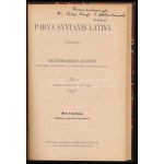 [Bartholomaeo Bagossy 2 műve: Parva grammatica Latina; Parva syntaxis Latina. A szerző...