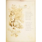 Pósa Lajos: Az aranytollu madár nótái. Gyermekversek. Elischer Lajos eredeti rajzaival. Bp., [1888.], Légrády, 58 p..