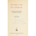 Nagy László fordítás : Szablyák és citerák. Bolgár népdalok és népballadák. (A kötet jegyzeteit Bödey József írta.) [Bp...