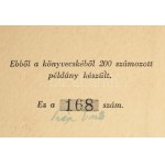 Szép Ernő: Zümzüm. Bp., 1943, (May János Nyomdai Műintézet Rt.-ny.), 119 p. Első kiadás. Kiadói...