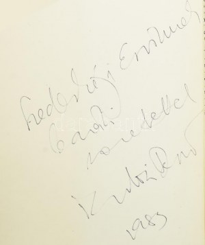 Tandori Dezső: A feltételes megálló. A szerző, Tandori Dezső (1938-2019) a Nemzet Művésze címmel kitüntetett, Kossuth...