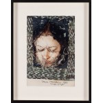 Teresa Tyszkiewicz (1953 Ciechanów - 2020 Paryż, Francja), Visage épingle (Autoportret oszpilkowany), 1997