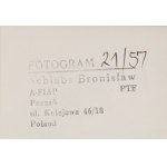 Bronisław Schlabs (1920 Poznań - 2009 Poznań), Fotogram 21/57, 1957