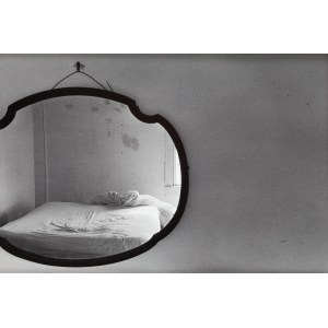 Eva Rubinstein (b. 1933), Bed in a Mirror, Rhode Island, 1972