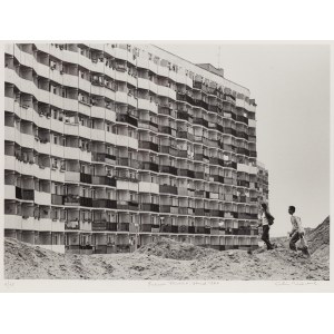 Chris Niedenthal (geb. 1950, London), Bau der 'Falowca' in Danzig, 1976/2024