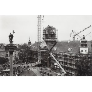 Zenon Żyburtowicz (né en 1949 à Siedlce), Reconstruction du château de Varsovie, 1974/2024