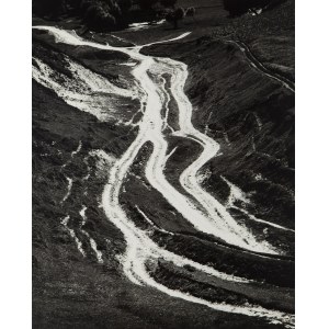 Paweł Pierściński (1938 Kielce - 2017 ), Roads from the series Landscapes of Kielce Land, 1967