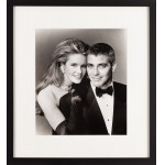 Elle Macpherson and George Clooney, 1987