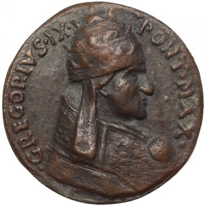 Rome, Gregorio IX (1227-1241), Medal 1590, Rare