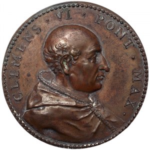 Rome, Clemente VI (1342-1352), Medal n.d., Rare