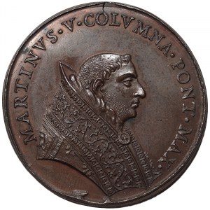 Rome, Martino V (1417-1431), Medal 1425, Rare