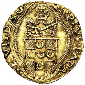 Rome, Pio II (1458-1464), Ducato n.d., Rare