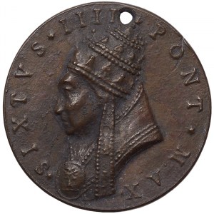Rome, Sisto IV (1471-1484), Medal 1664, Rare
