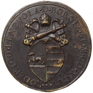 Rome, Alessandro VI (1492-1503), Medal n.d., Rare