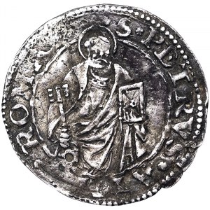 Rome, Leone X (1513-1521), 1/4 Giulio n.d., Particulary rare