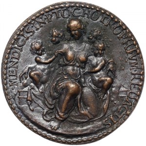 Rome, Gregorio XIV (1590-1591), Medal Yr. I 1590, Rare