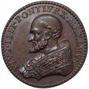 Rome, Gregorio XIV (1590-1591), Medal Yr. I 1590, Rare