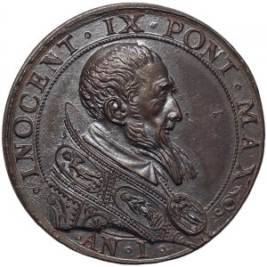 Rome, Innocenzo IX (1591-1592), Medal Yr. I 1591, Rare