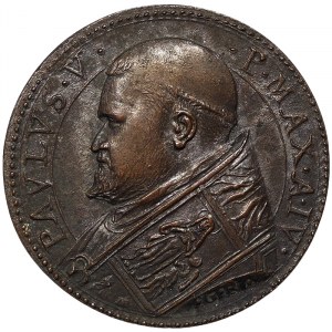 Rome, Paolo V (1605-1621), Medal Yr. IV 1609, Rare